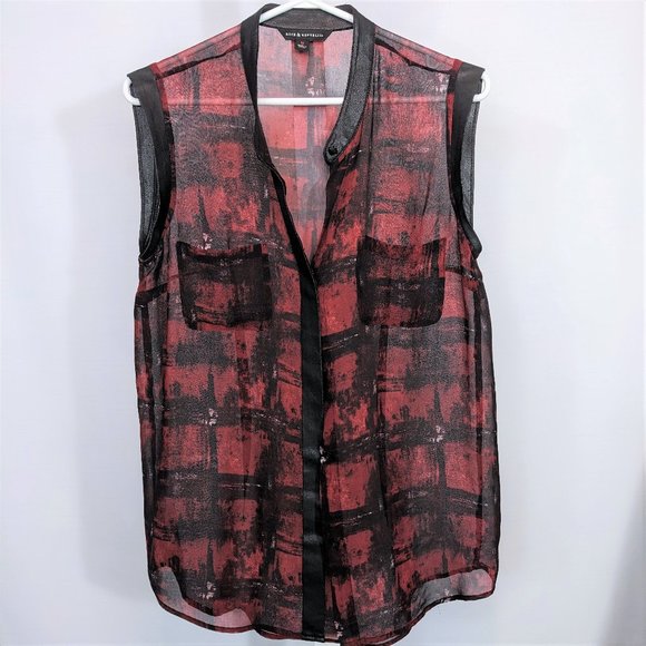 Rock & Republic Sheer Blouse - Picture 1 of 3